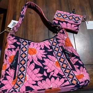 Vera Bradley Lisa B Loves Me…. shoulder bag and matching wallet